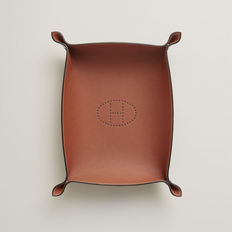 Mises et Relances Desk A5 tray - Orange | Hermès Canada